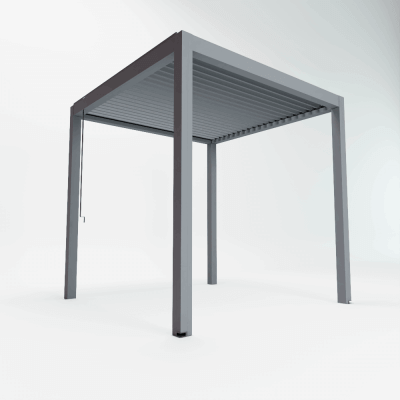 HUUN Pergola Piano, Manuel Lamellendach 3x3