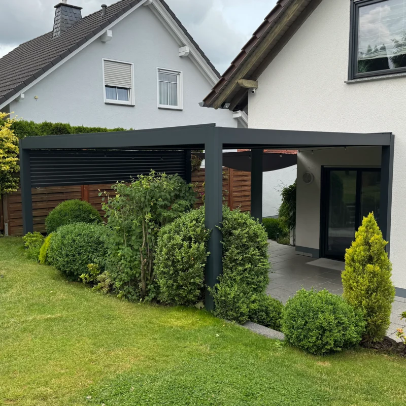 EGHUUN Pergola Mezzo, Louvered Roof, Electric and Remote Controlled - Image 8