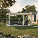 EGHUUN Pergola Mezzo, Louvered Roof, Electric and Remote Controlled