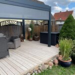 EGHUUN Pergola Piano, Louvered Roof, Manual Control (Crank) photo review