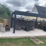 EGHUUN Pergola Piano, Louvered Roof, Manual Control (Crank) photo review