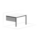 Retractable Pergola Sun Shades (Manual) - Screen Between Wall and a Pillar